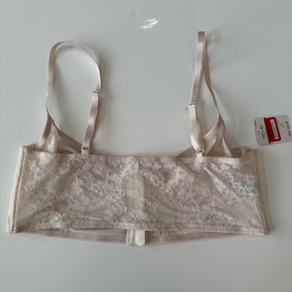 NWT Intimately Free People Lace Underwire Corset Front Hook Bustier bra large - Picture 5 of 12